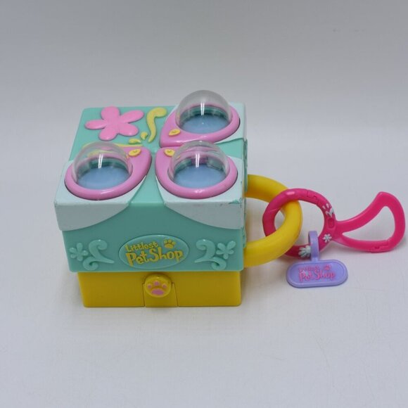 Littlest Pet Shop LPS Teeniest Tiniest Pop-Up Mini Playset Blue No figures - Picture 3 of 9